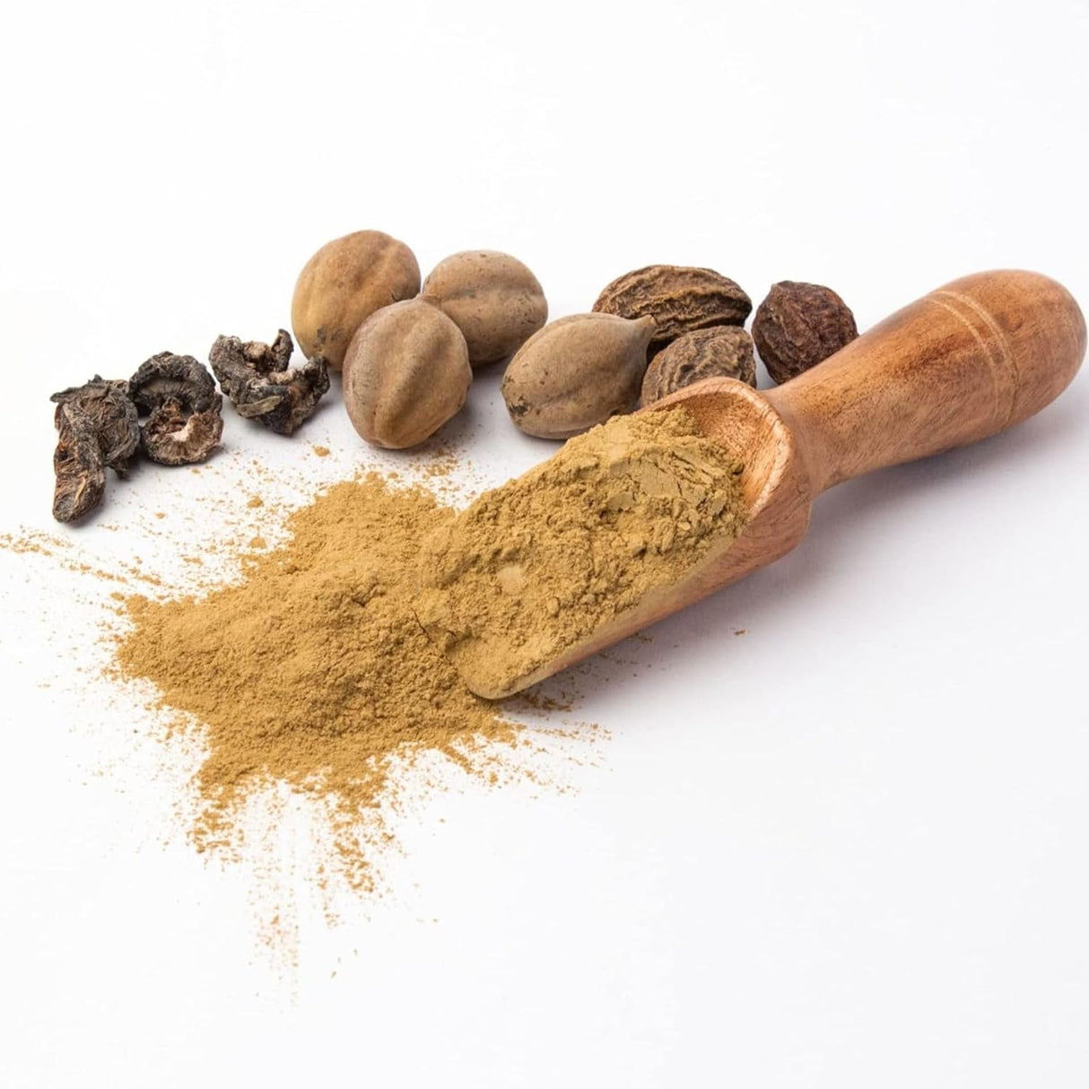Suplemento Polvo de Triphala  Frutas de Amla, Bibhitaki 227g