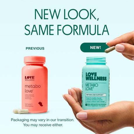 Love Wellness Metabolove | Booster de metabolismo para mujeres | 60 cápsulas