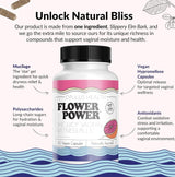 Suplemento She Juicy para la salud vaginal Flower Power