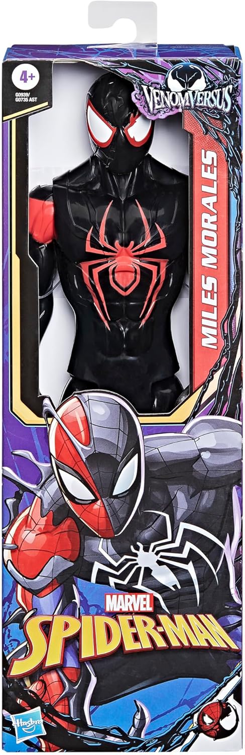 Figura de acción Spider-Man Venom, 30 cm, Miles Morales, Marvel
