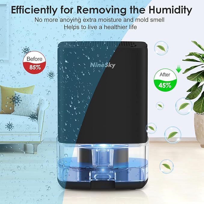 Deshumidificador para el hogar de 300 pies² C1 NineSky