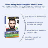 Tinte para barba Indus Valley, 100% botánico, sin amoníaco