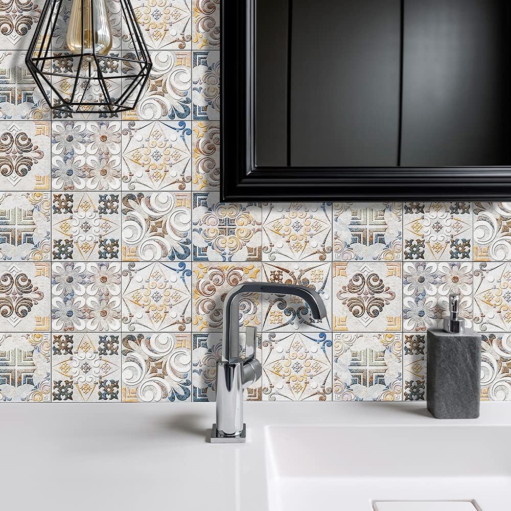 Adreamer90 Pegatinas Decorativas para Azulejos 2D 5.91x5.91