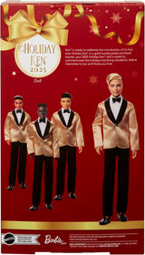Muñeca Barbie Signature 2025 Holiday Ken con traje completo y estuche