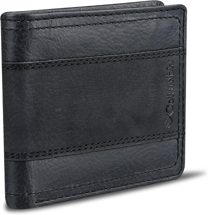 Billetera Bifold Columbia, múltiples ranuras para tarjetas, modelo everyday