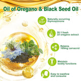 Aceite de Orégano y Semilla Negra, 2 en 1, 60 cápsulas