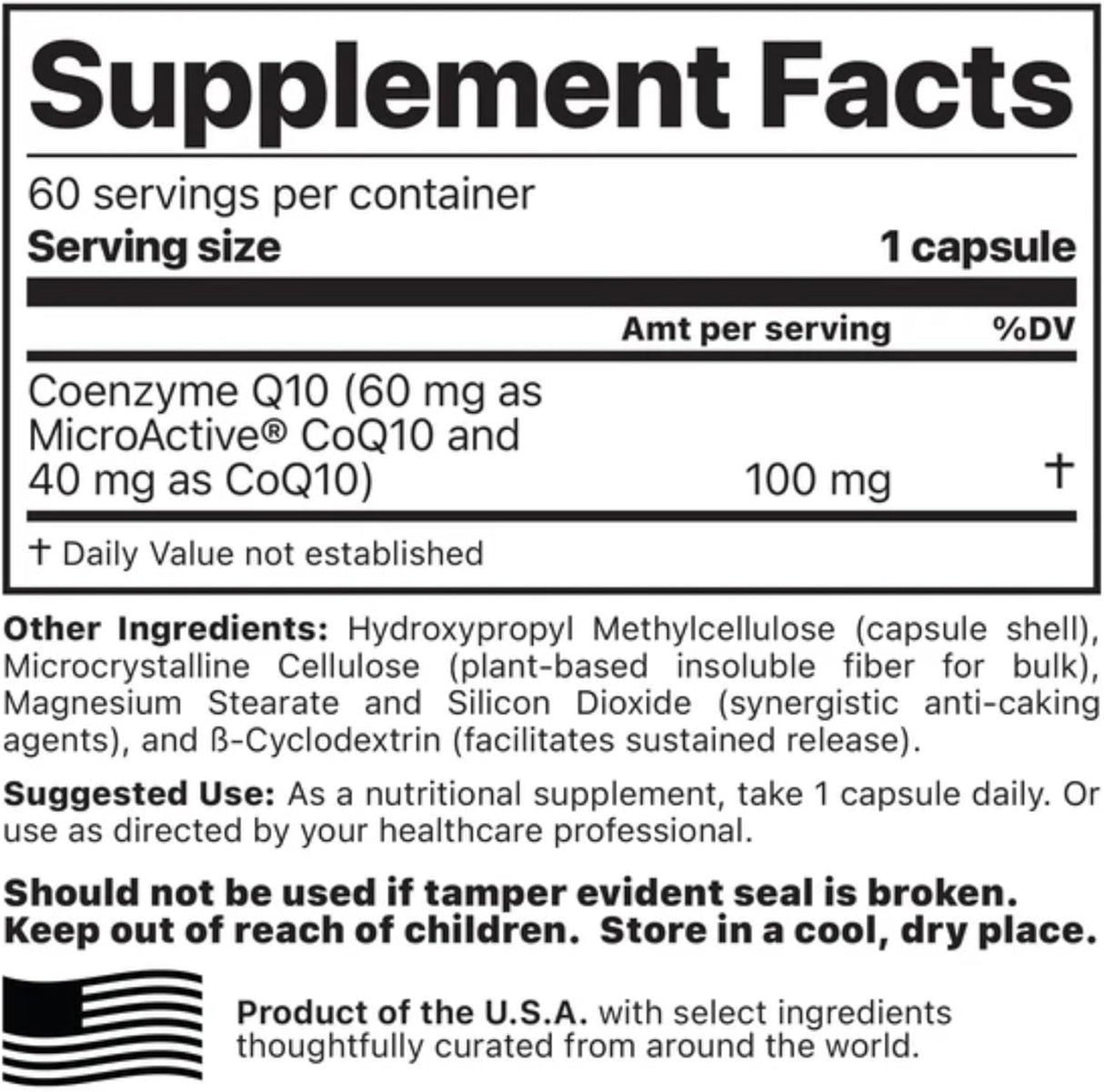 CoQ10 Jigsaw Salud Cardiaca con Liberación Sostenida 60 caps