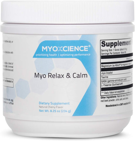 Suplementos Myo Relax &amp; Calm | Mio-inositol, L-teanina