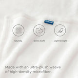 Manta de felpa Bedsure 300GSM, suave y ligera para sofá