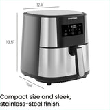 Freidora de aire Chefman TurboFry XL 8 Qt, digital, automática