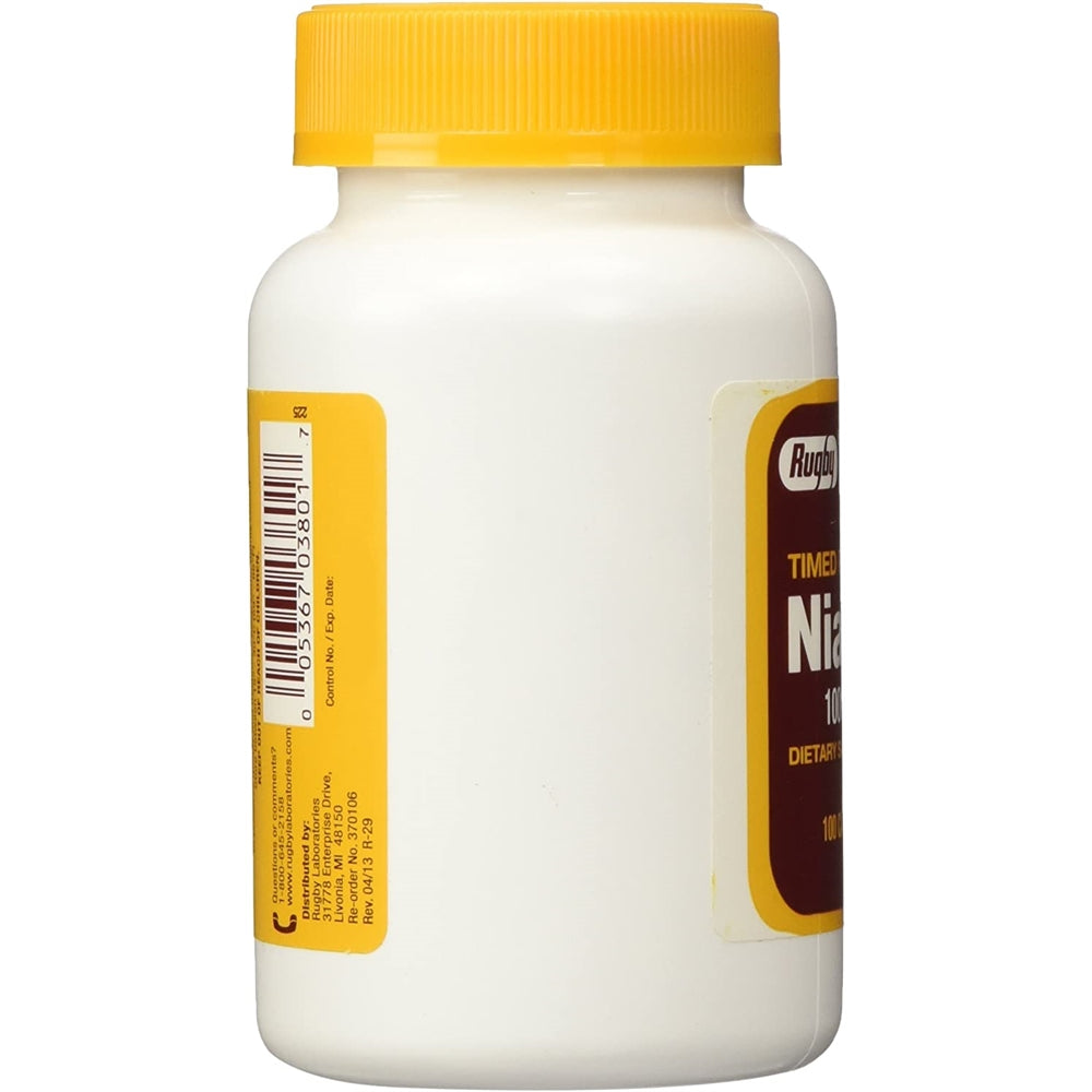 Suplemento Niacina Timed Release comprimidos  100 Pack 3