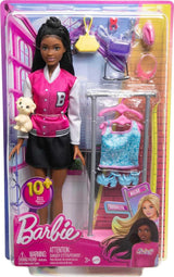 Barbie Estilista con accesorios y perrito, Brooklyn, modelo
