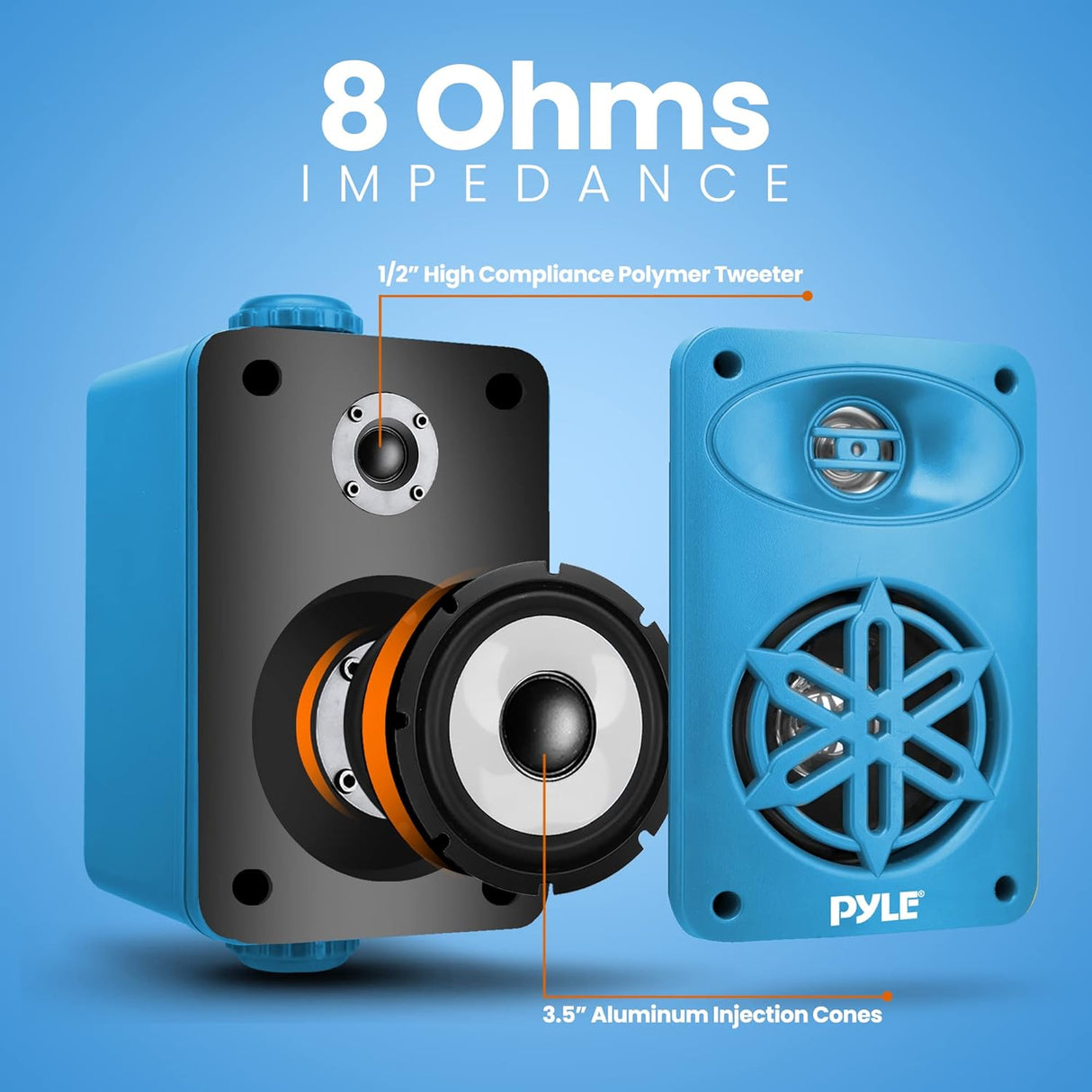 Parlante  de altavoces Bluetooth PYLE-HOME PDWRBT36BL 200 W