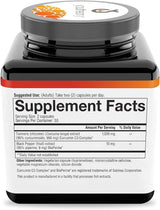 Suplemento de Cúrcuma Extra Fuerte Youtheory 1000 mg 60 Cápsulas