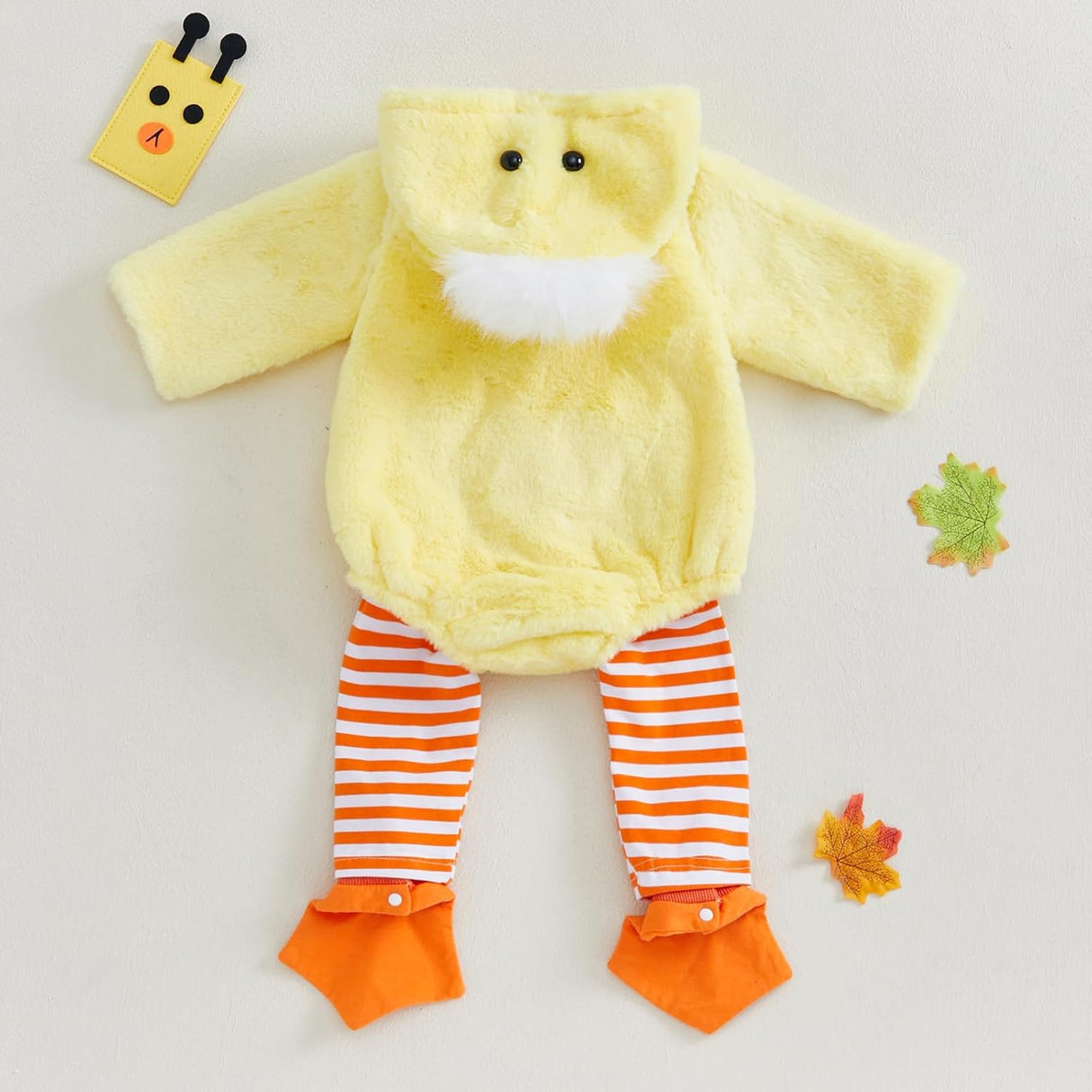 Disfraz Halloween Bebé Twopumpkin, Romper y Leggings a Rayas