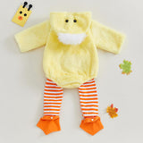 Disfraz Halloween Bebé Twopumpkin, Romper y Leggings a Rayas