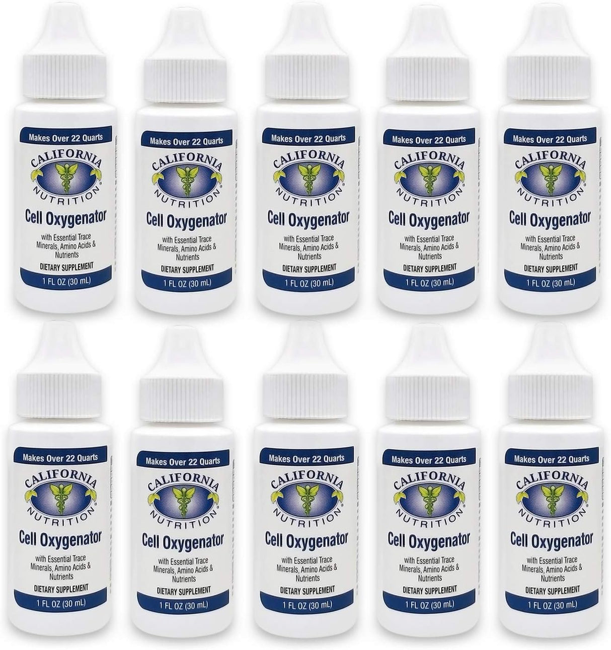 Suplemento Cell Oxygenator 1 Fl  Pack of 10 oxígeno líquido