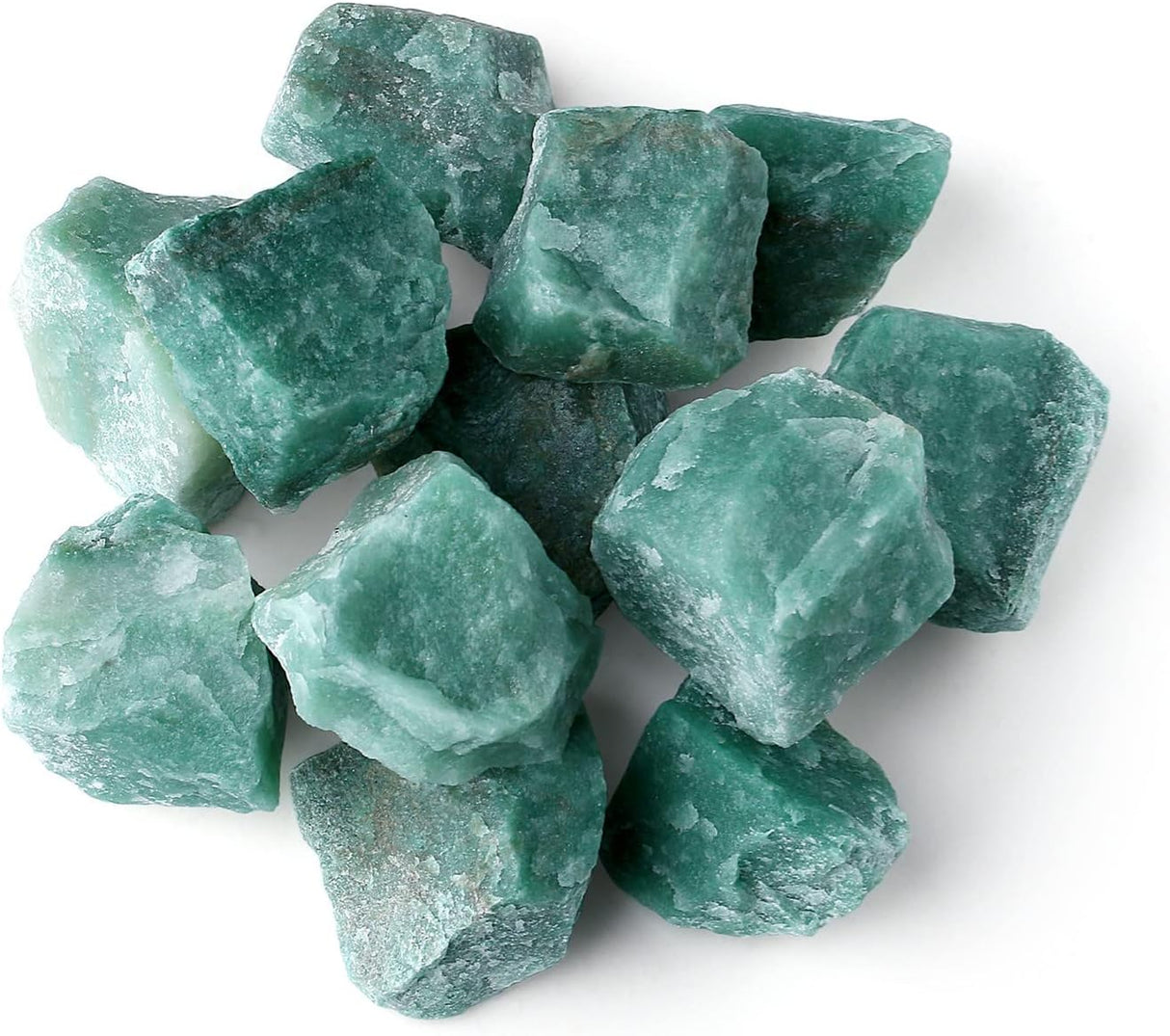 Aventurina verde de 2 pulgadas, piedras naturales en bruto