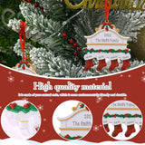 Adornos Navideños Personalizados 2024 - 4 Nombres para Familia