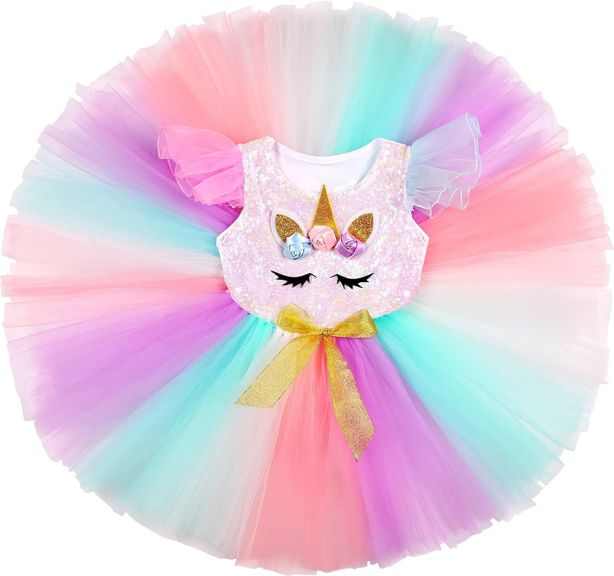 Disfraz de Unicornio para Niñas, con Luces LED, Tutu, Modelo 2023