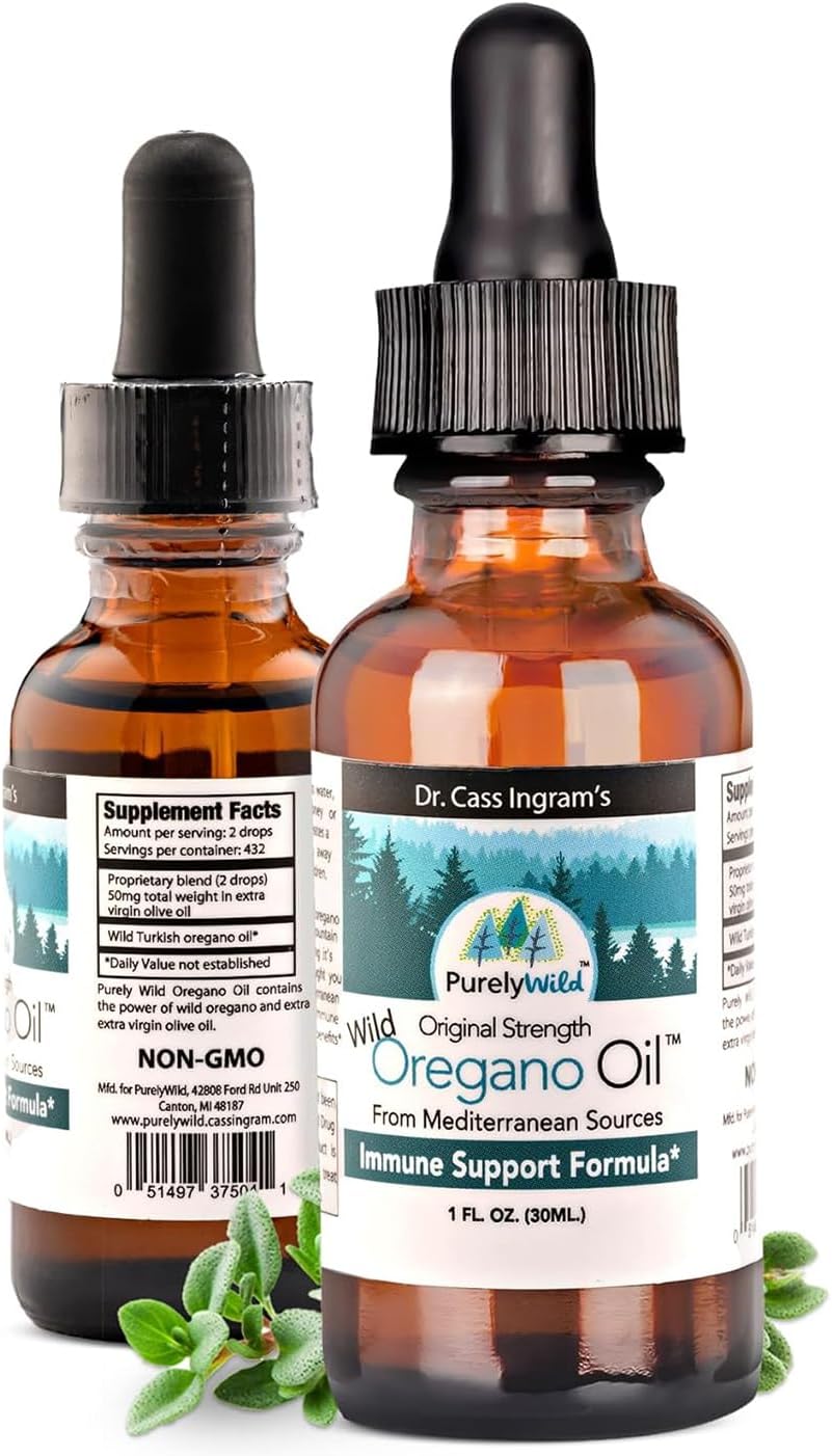 Aceite de Orégano Salvaje Mediterráneo - Apoyo Inmune Original