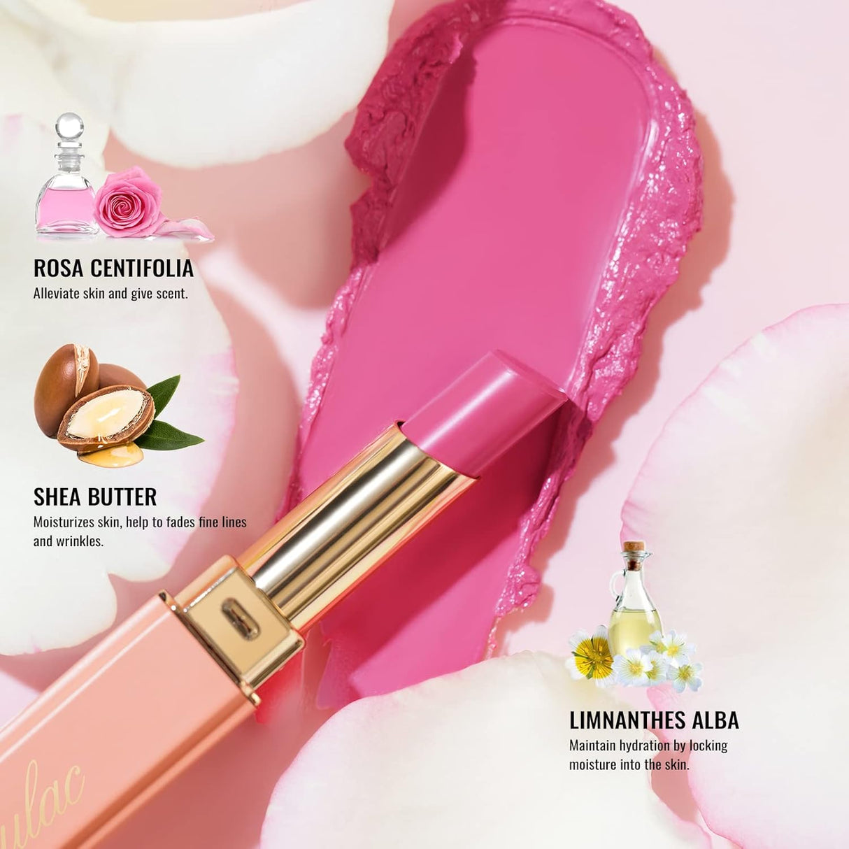 2 en 1 Brillo Labial & Bálsamo, Hidratante, Vegano (S04)
