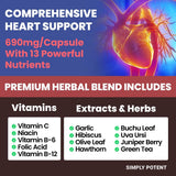 Suplementos con 13 vitaminas y hierbas Ácido fólico 90 und