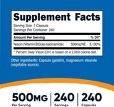 Suplementos Alimenticios Niacinamida vitamina B3