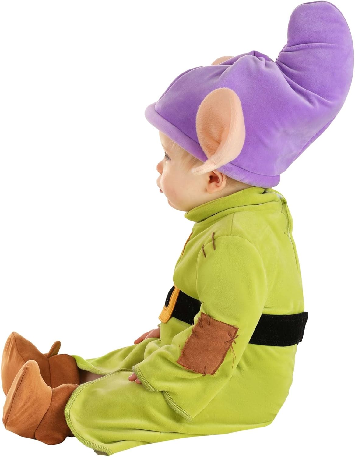 Disfraz Infantil Dopey de Disney, Dwarfs, Talla para Niños