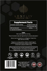 Suplemento de resveratrol Cápsulas avanzadas de resveratrol