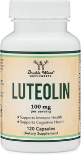 Suplemento de Luteolina Double Wood 100mg, 120 cápsulas