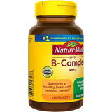 Suplemento Complejo Super B con vitamina C y ácido fólico