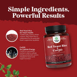 Suplemento de Arroz Rojo con CoQ10 - Fórmula Saludable 240 Caps