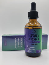 Gotas de colágeno líquido premium con biotina