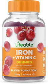 Suplemento Gomitas de hierro con vitamina C – 20 mg 90 und