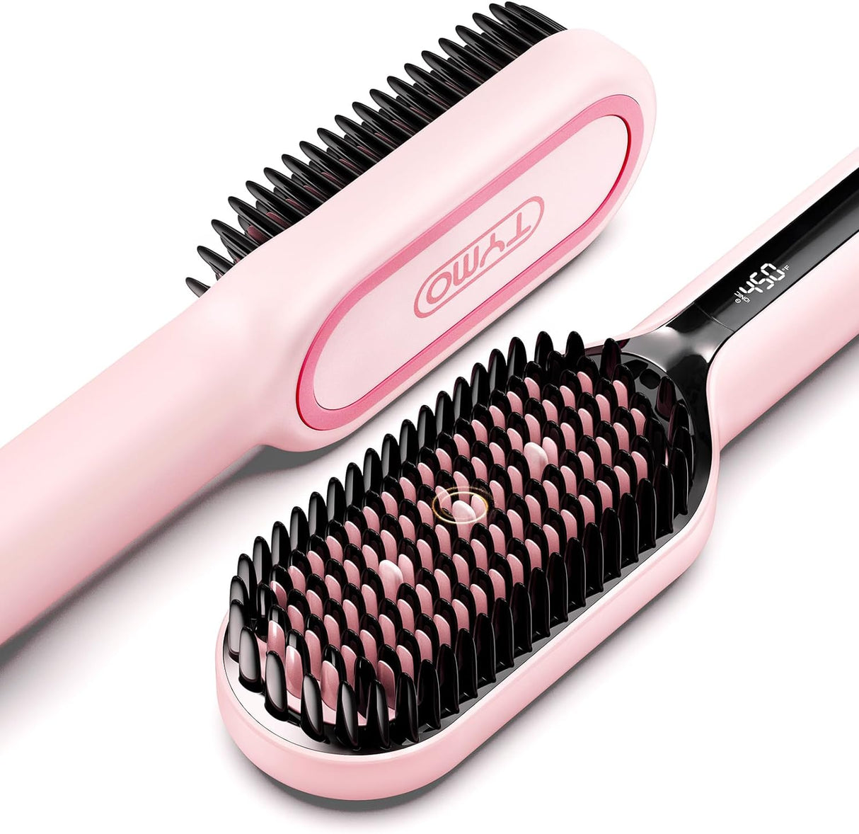 Cepillo alisador de cabello iónico con 16 temperaturas Rosa
