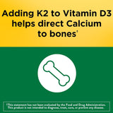 Suplemento Vitamina D3 K2 5000 UI 125 mcg Vitamina D  30 cáp