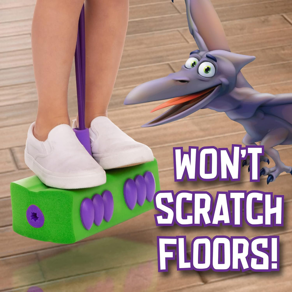 Pogo Saurus de MindSprout | Saltador de espuma para niños