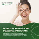 Suplemento vitamínico y mineral con luteína  omega-3 60 cáp