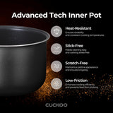 Arrocera CUCKOO CR-1095 10 Tazas, Cocción y Calentador