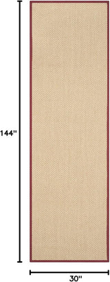 Alfombra Runner de Fibra Natural, SAFAVIEH, Diseño Sisal, NF141D