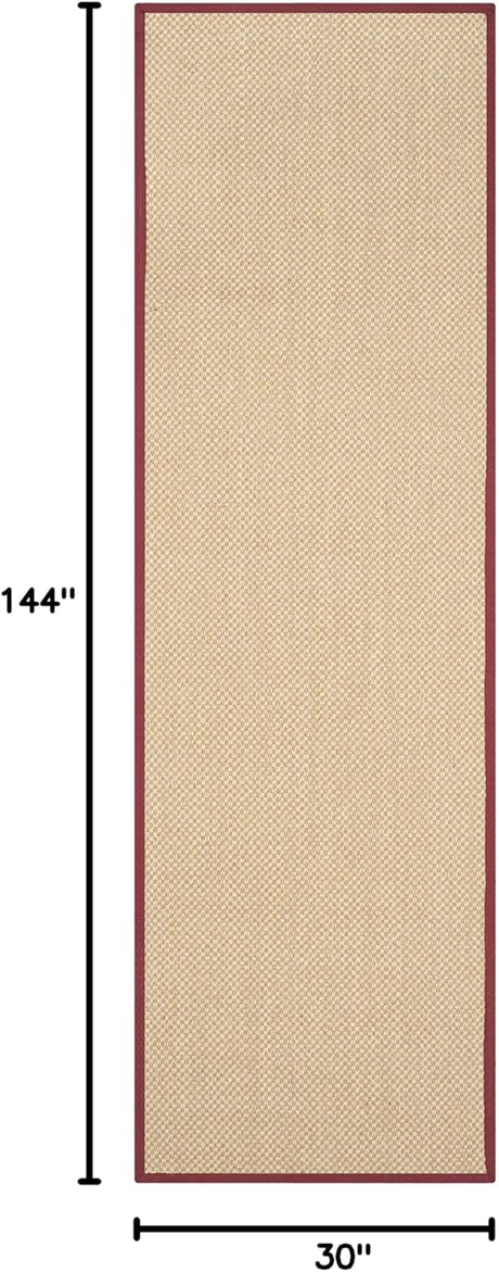 Alfombra Runner de Fibra Natural, SAFAVIEH, Diseño Sisal, NF141D
