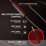 Auriculares LORELEI X6 con micrófono, ligeros y portátiles