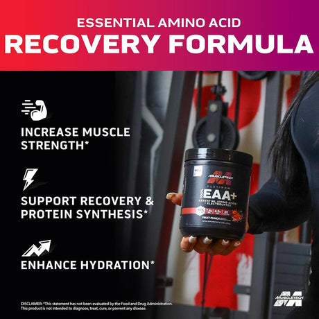 Suplemento de Aminoácidos Esenciales MuscleTech, Energía y Fuerza, 30Serv