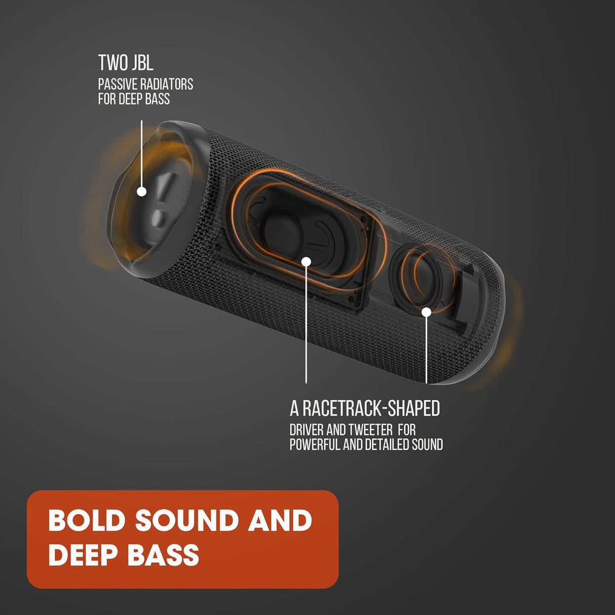 Altavoz Bluetooth JBL Flip 6, sonido potente, IPX7, 12h.
