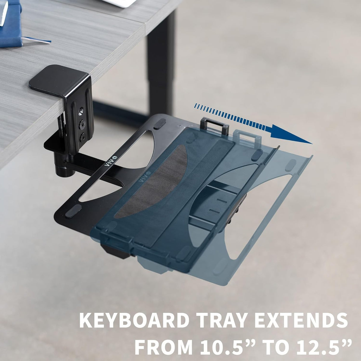 Bandeja giratoria para laptop VIVO, ergonómica, MOUNT-LAP1CB