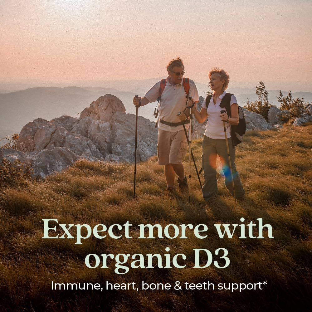 Nuevo Capítulo Vitamina D3 Fermentada 2000 IU, Orgánico, 60 cápsulas
