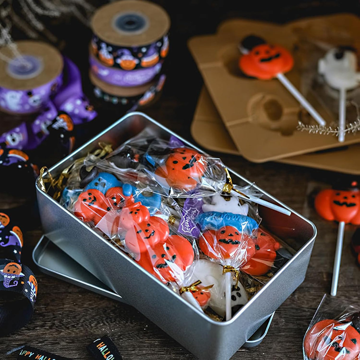 Moldes de Silicona para Halloween 2 Pack Formas de Dulces