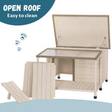 Casa para perros grandes techo de asfalto de PVC Petsfit