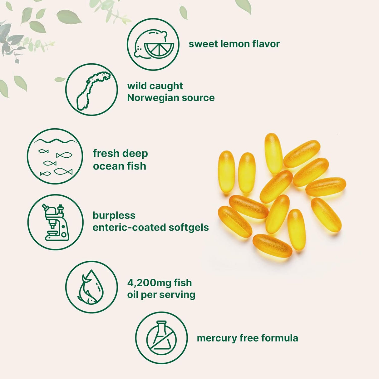 Suplementos de Omega 3, Micro Ingredients, 4200mg, 240 Softgels